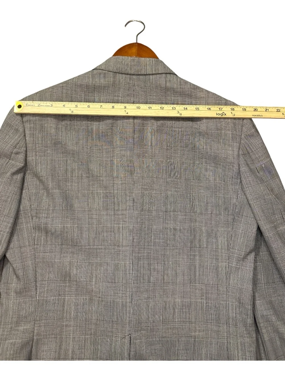 Brooks Brothers Makers Brooksease Gray Glen Plaid Sport Coat Wool Union